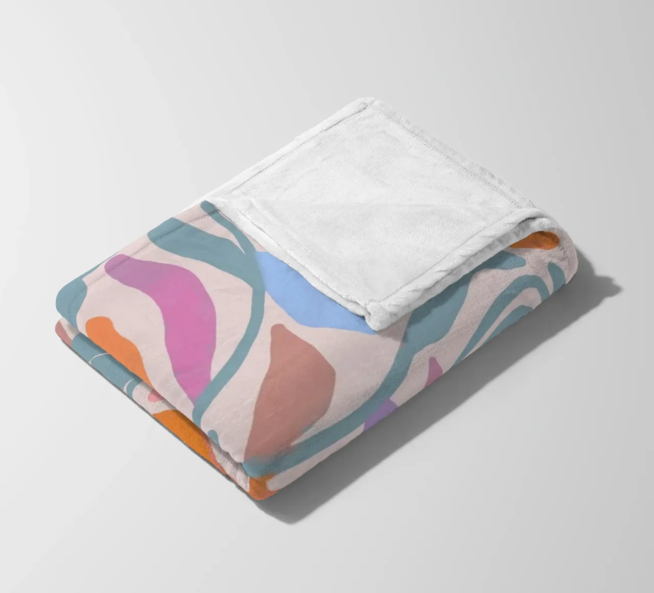 Tropical Cutout Floral Pattern with Island Vibe coperta in pile da mysteriouscoco
