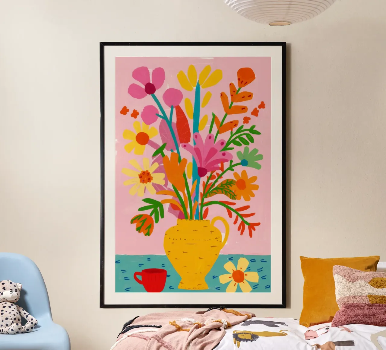 Vaso giallo arcobaleno poster da Peak Delusion