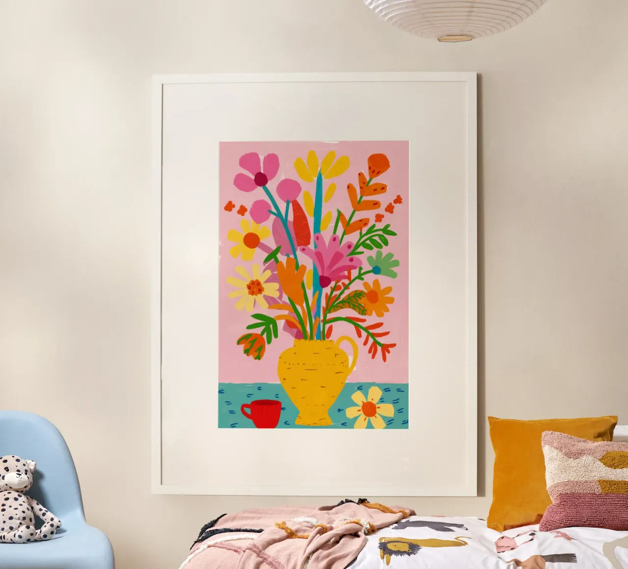 Vaso giallo arcobaleno poster da Peak Delusion