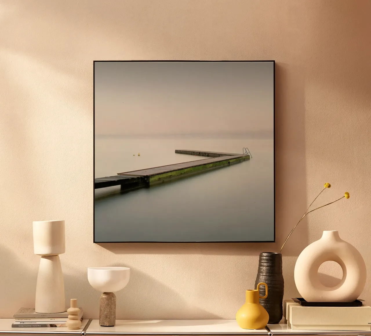 Pontile Sul Lago Garda II alluminio dibond da Michael J. Reibert