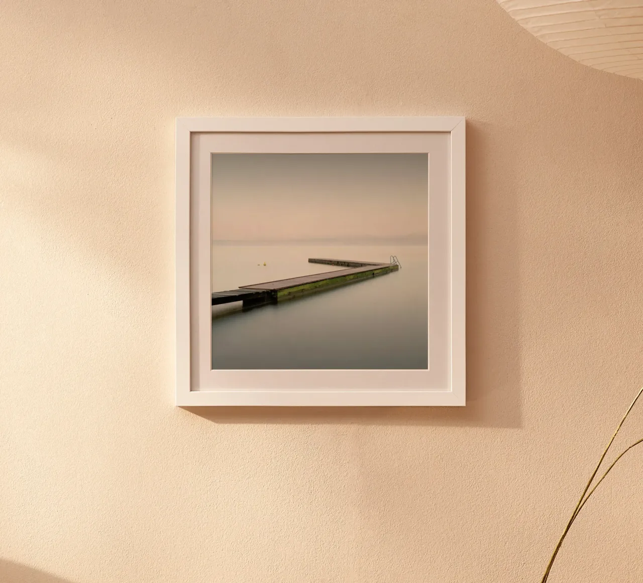 Pontile Sul Lago Garda II Hahnemühle von Michael J. Reibert