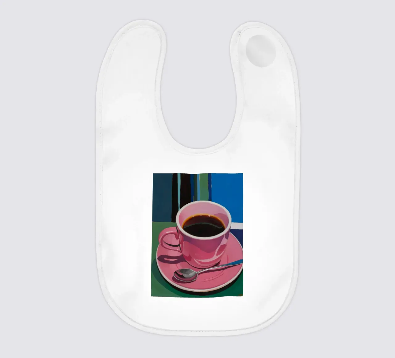Immersione di caffè rosa bavaglino da Pan Denim