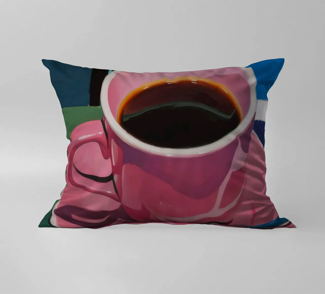 Immersione di caffè rosa cuscino da Pan Denim