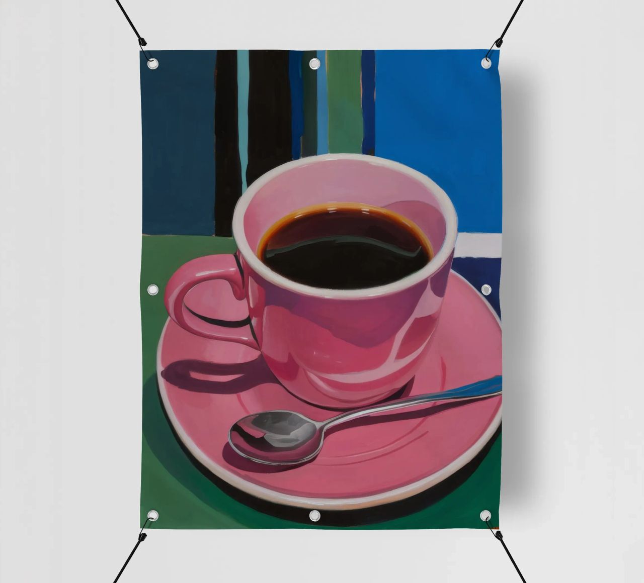 Immersione di caffè rosa telo in pvc da Pan Denim