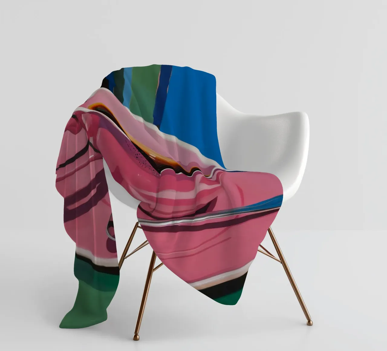 Immersione di caffè rosa coperta in pile da Pan Denim