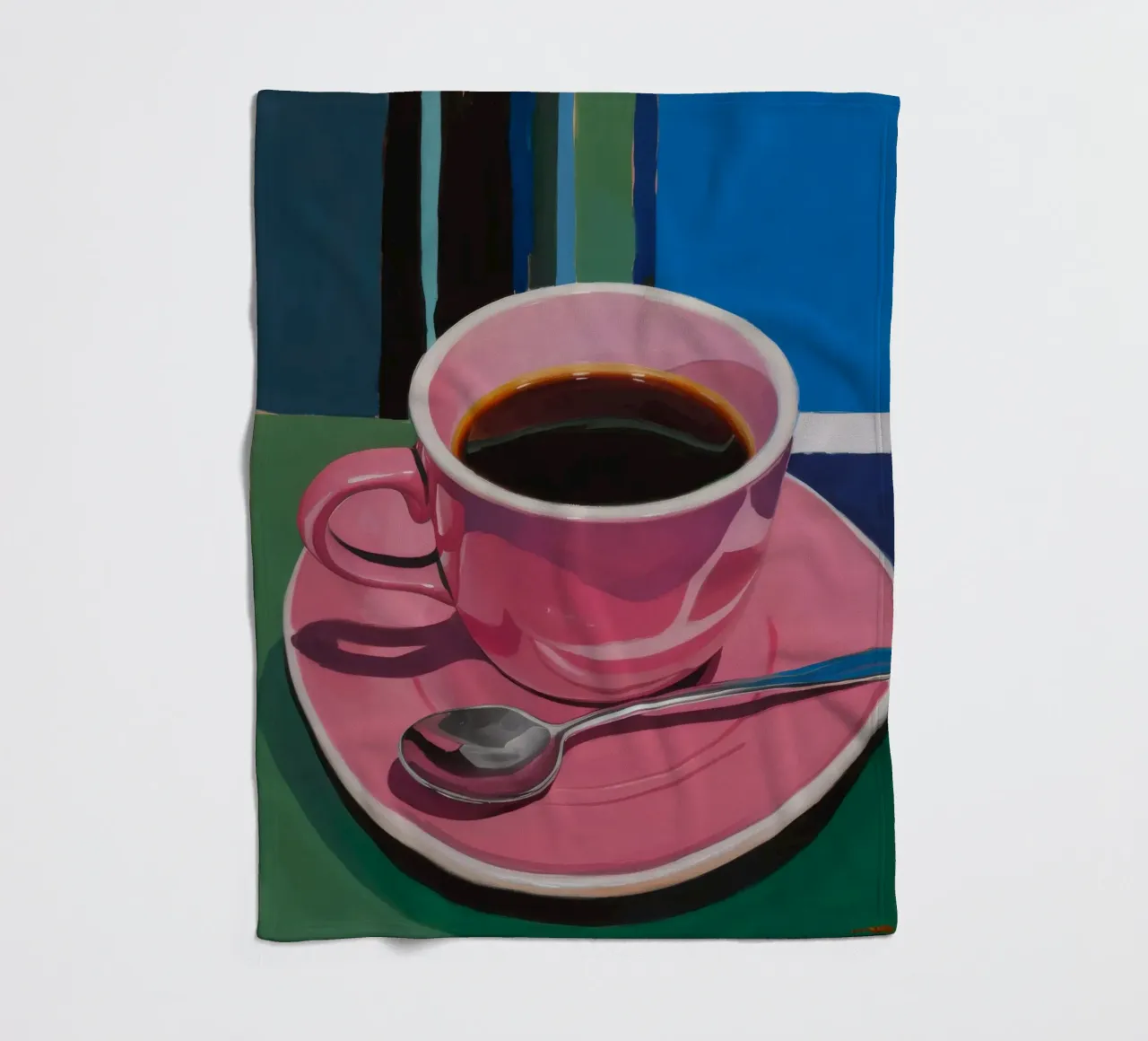 Immersione di caffè rosa coperta in pile da Pan Denim