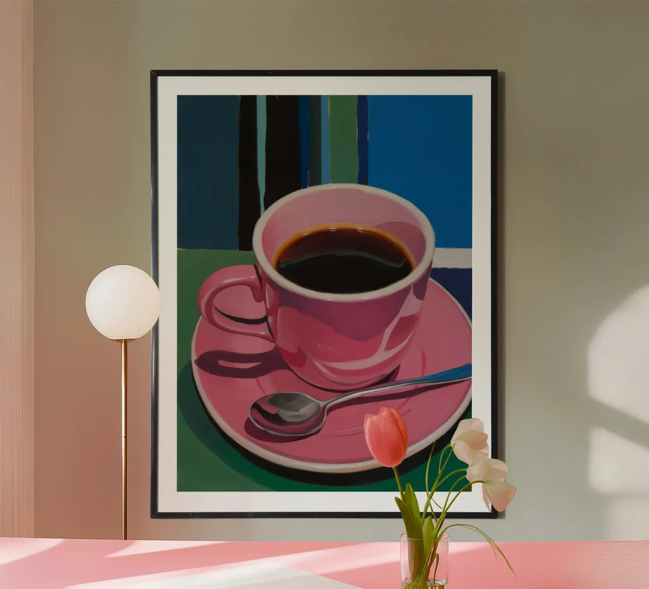Immersione di caffè rosa carta hahnemühle da Pan Denim