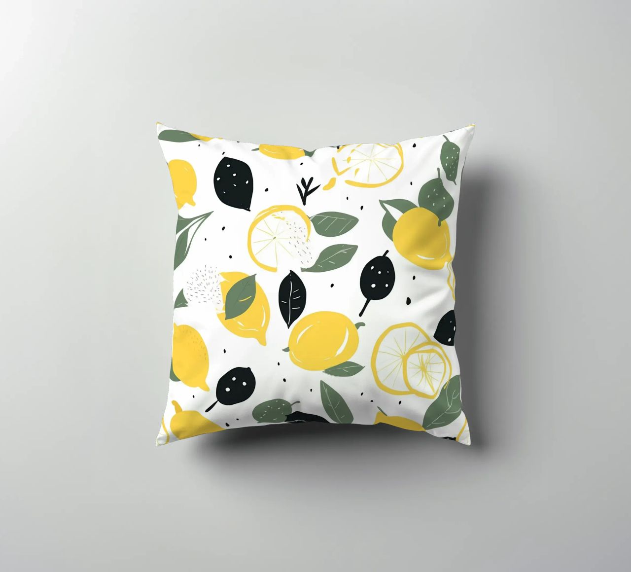 Lemon Pulse cuscino da George Griefy