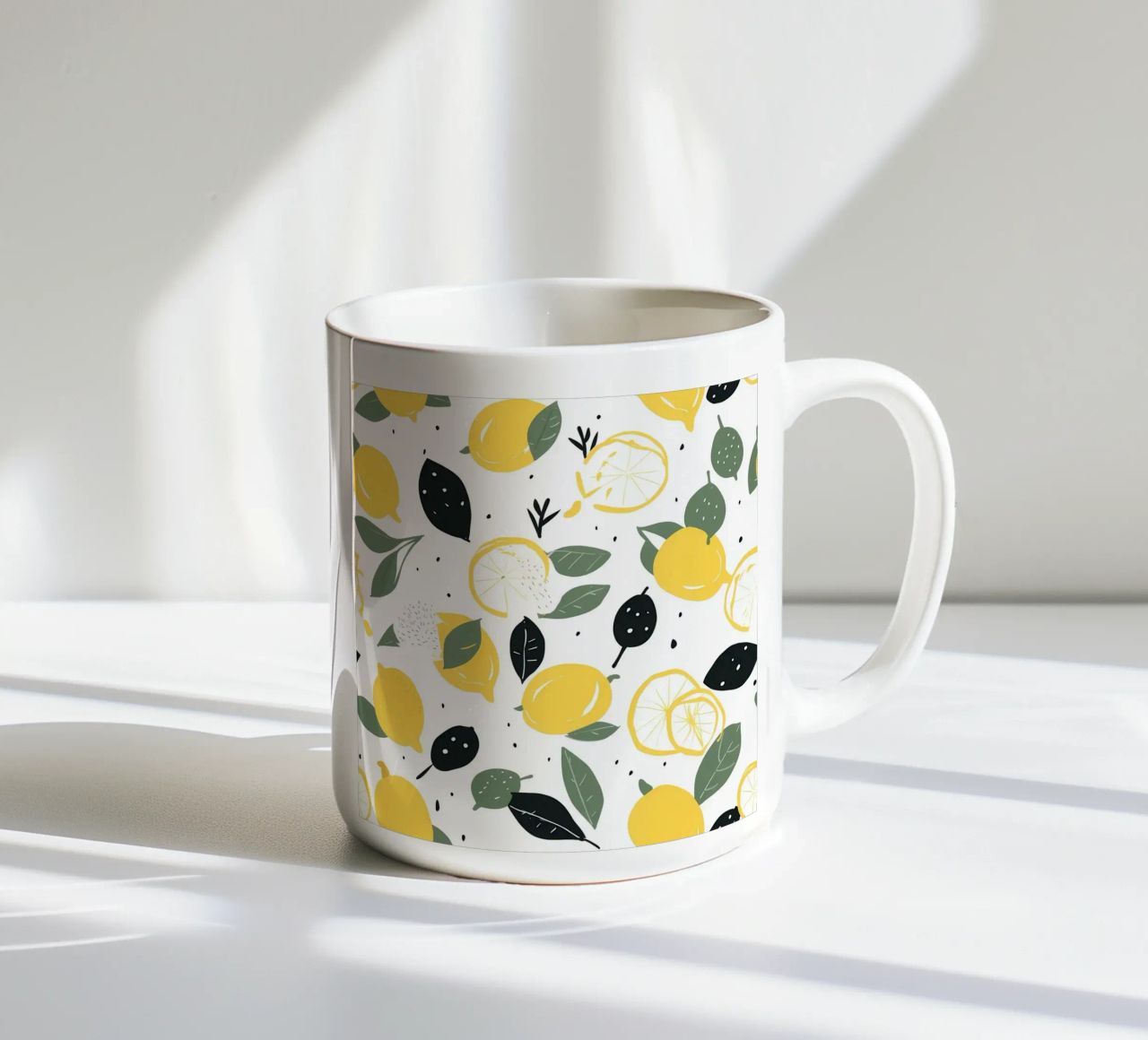 Lemon Pulse tazza in ceramica da George Griefy