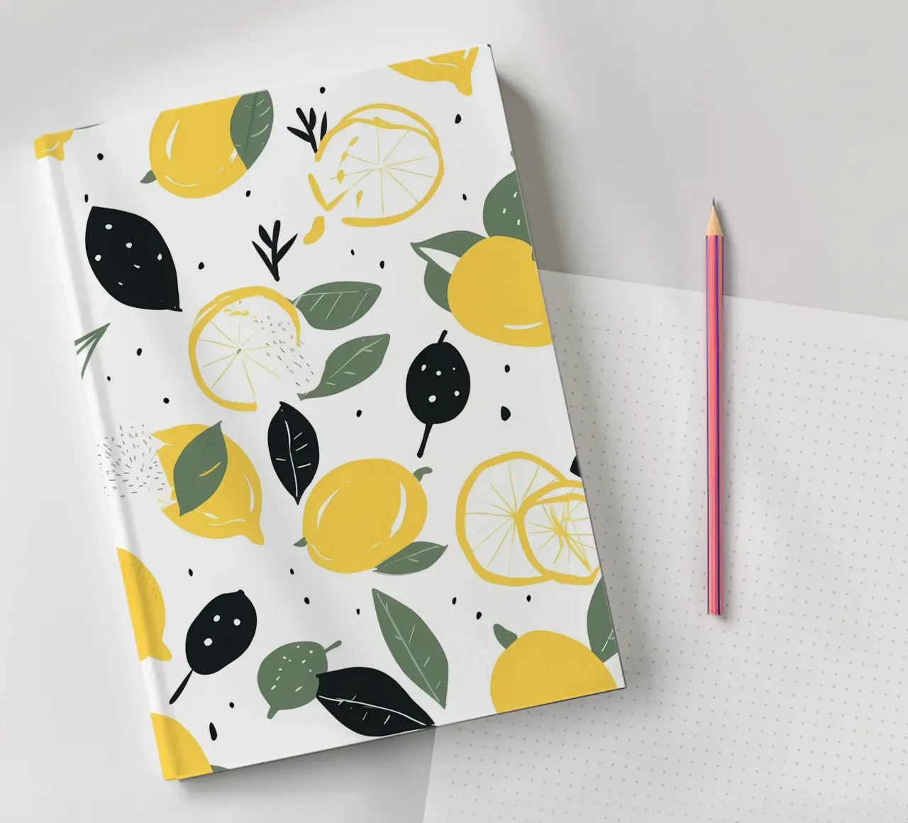 Lemon Pulse notebook by George Griefy