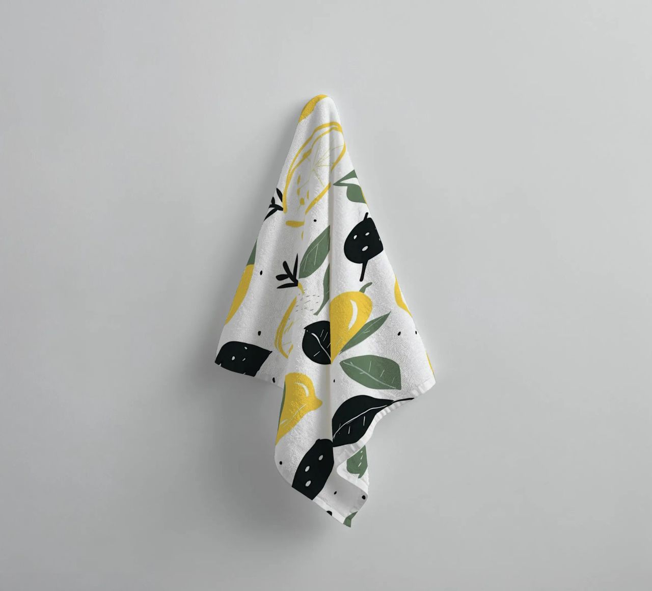 Lemon Pulse asciugamano da bagno da George Griefy