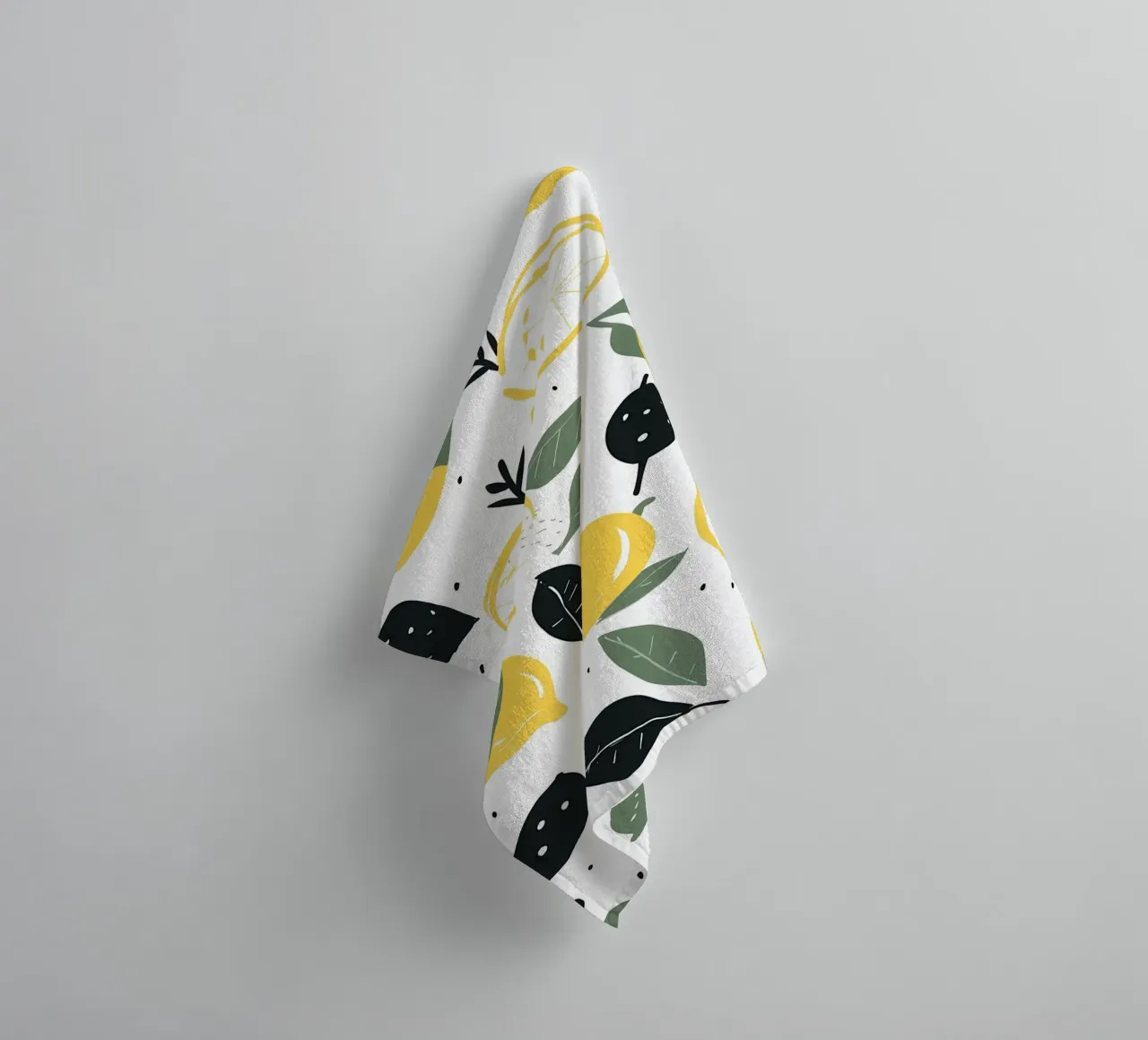 Lemon Pulse asciugamano da bagno da George Griefy