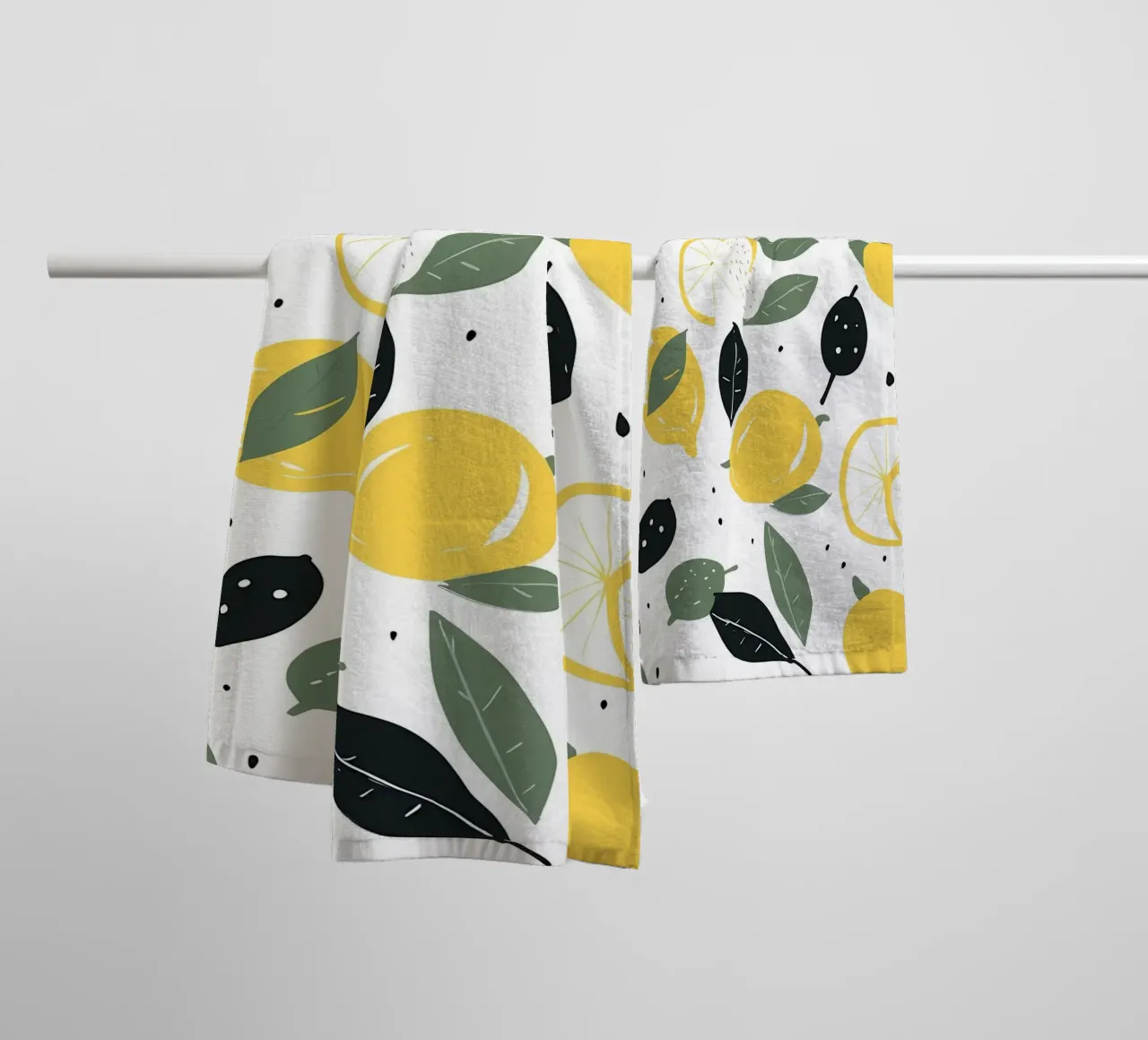 Lemon Pulse asciugamano da bagno da George Griefy