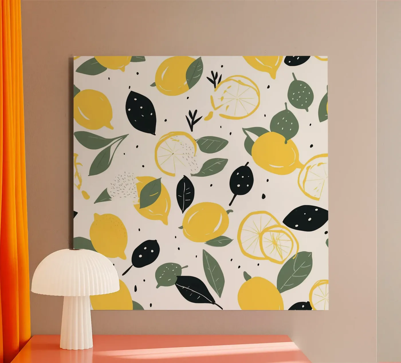 Lemon Pulse alluminio dibond da George Griefy