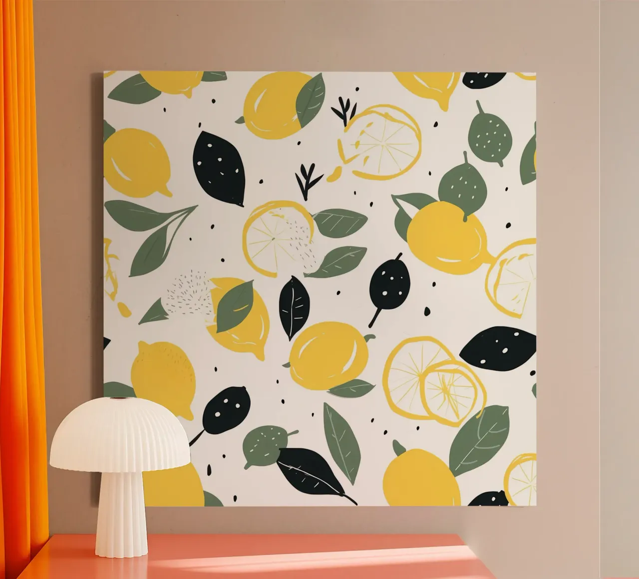 Lemon Pulse canvas by George Griefy