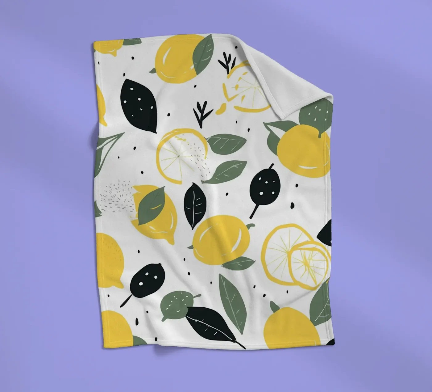 Lemon Pulse fleecedeken van George Griefy