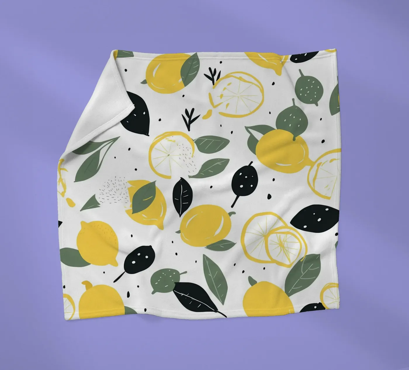 Lemon Pulse fleecedeken van George Griefy