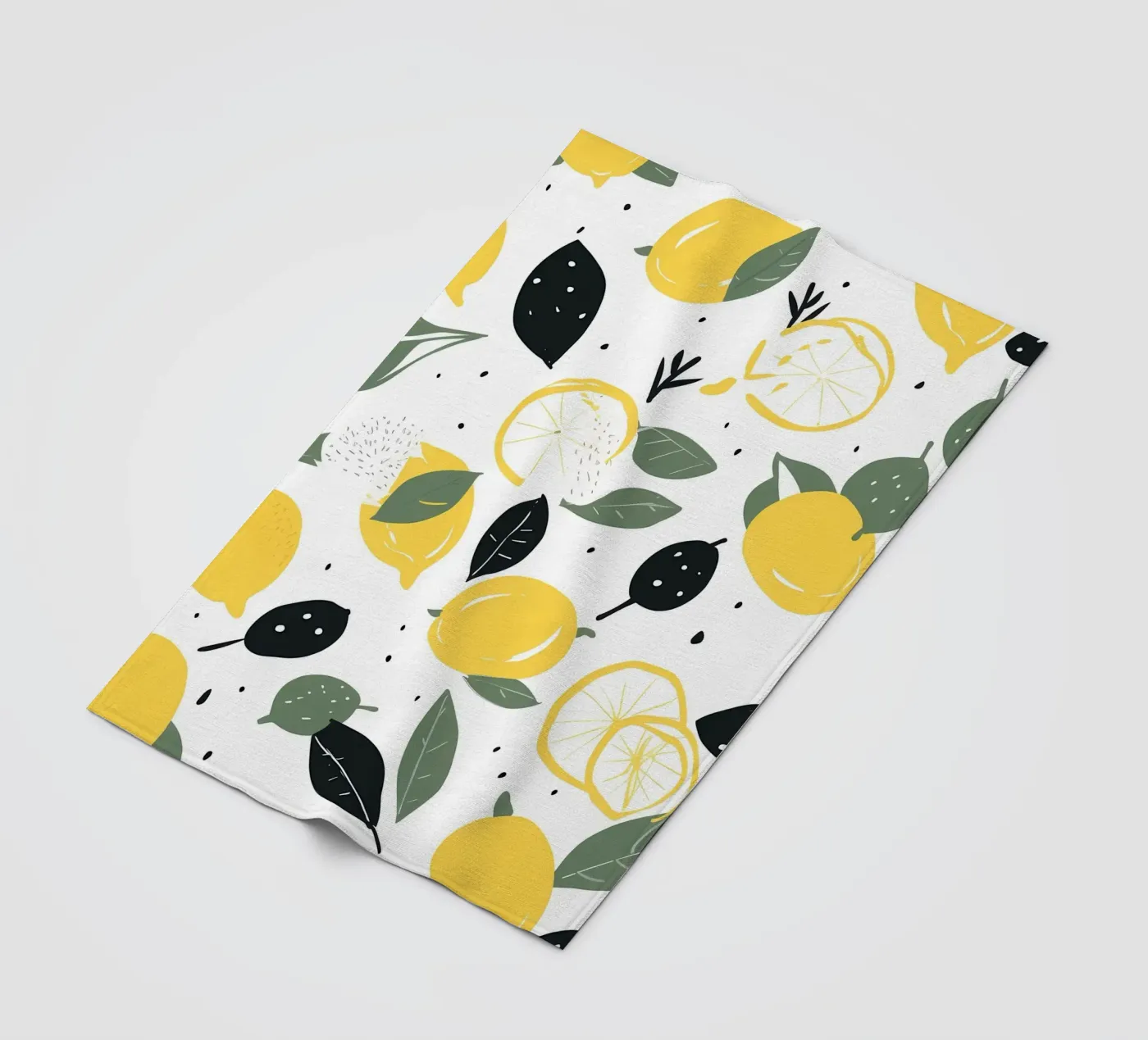 Lemon Pulse fleecedeken van George Griefy