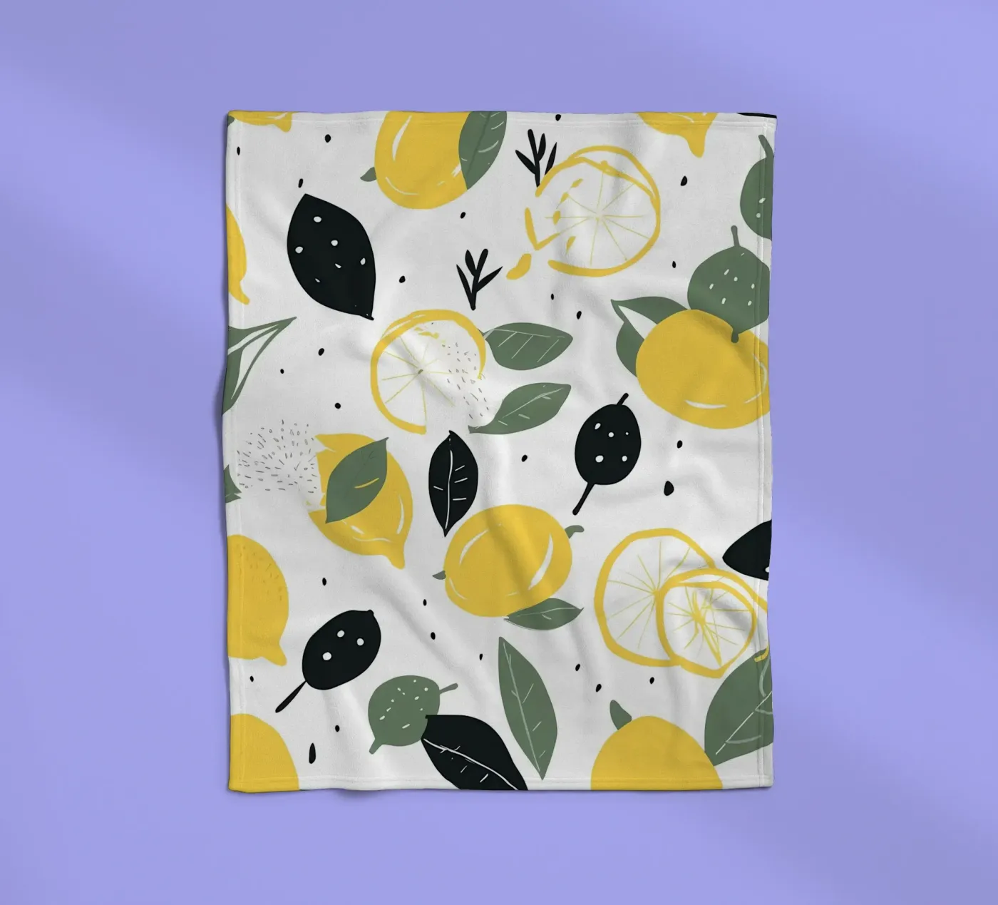 Lemon Pulse fleecedeken van George Griefy