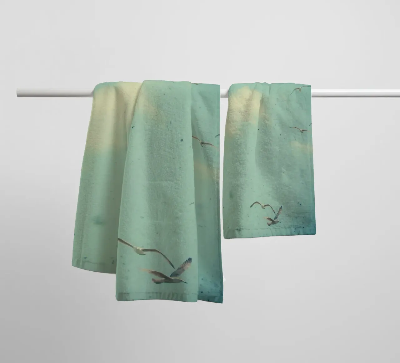 Círculo de pájaros toalla de baño de Cassia Beck Photography