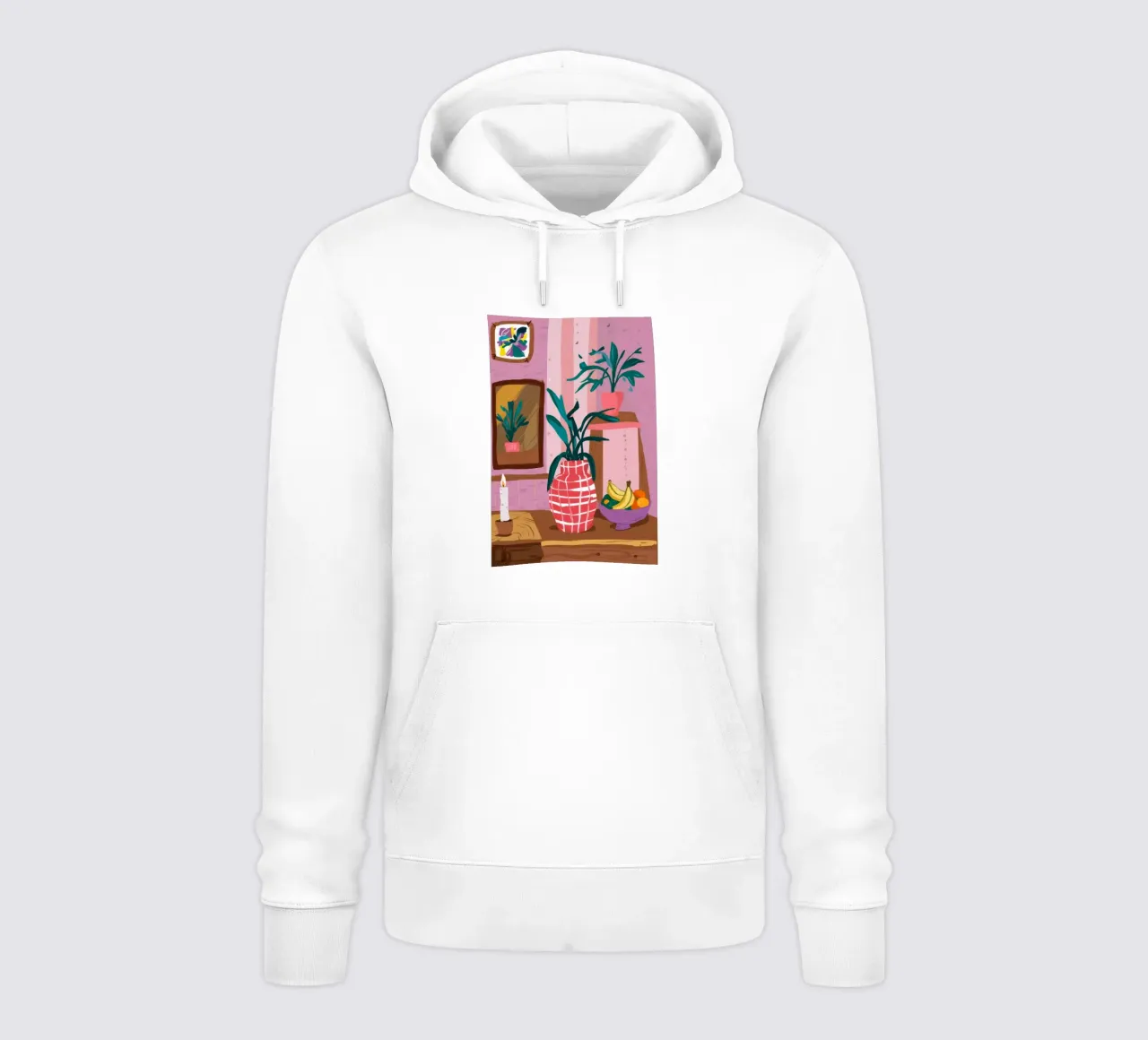 Jarrón rojo Plátano sudadera con capucha de Pan Denim