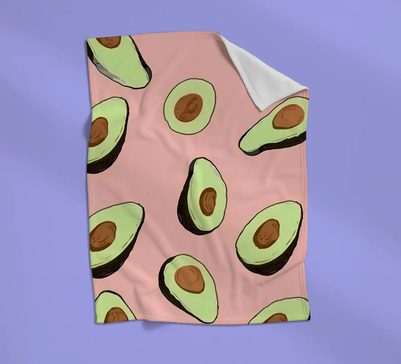 Avocado Mirage coperta in pile da George Griefy