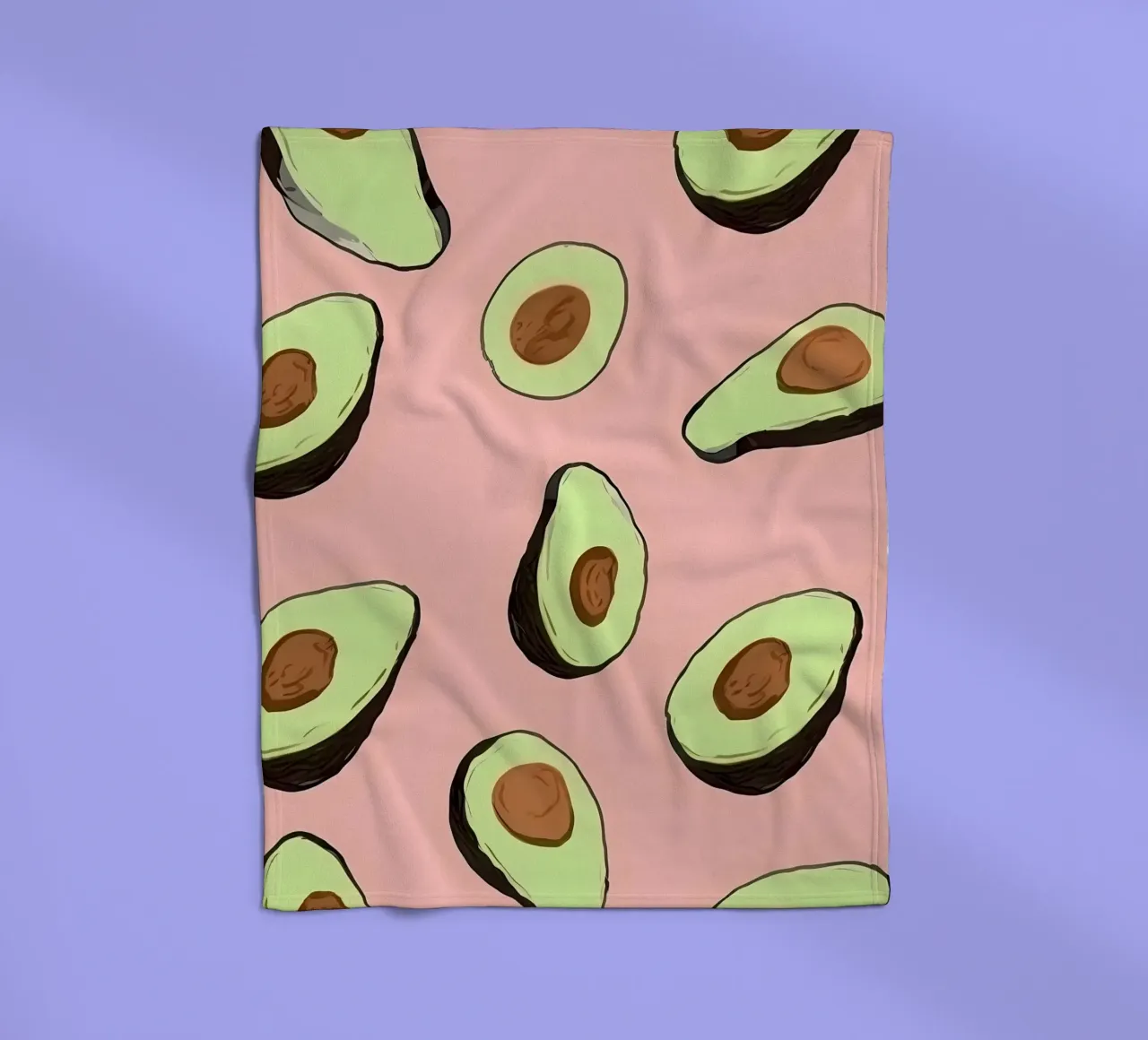 Avocado Mirage coperta in pile da George Griefy