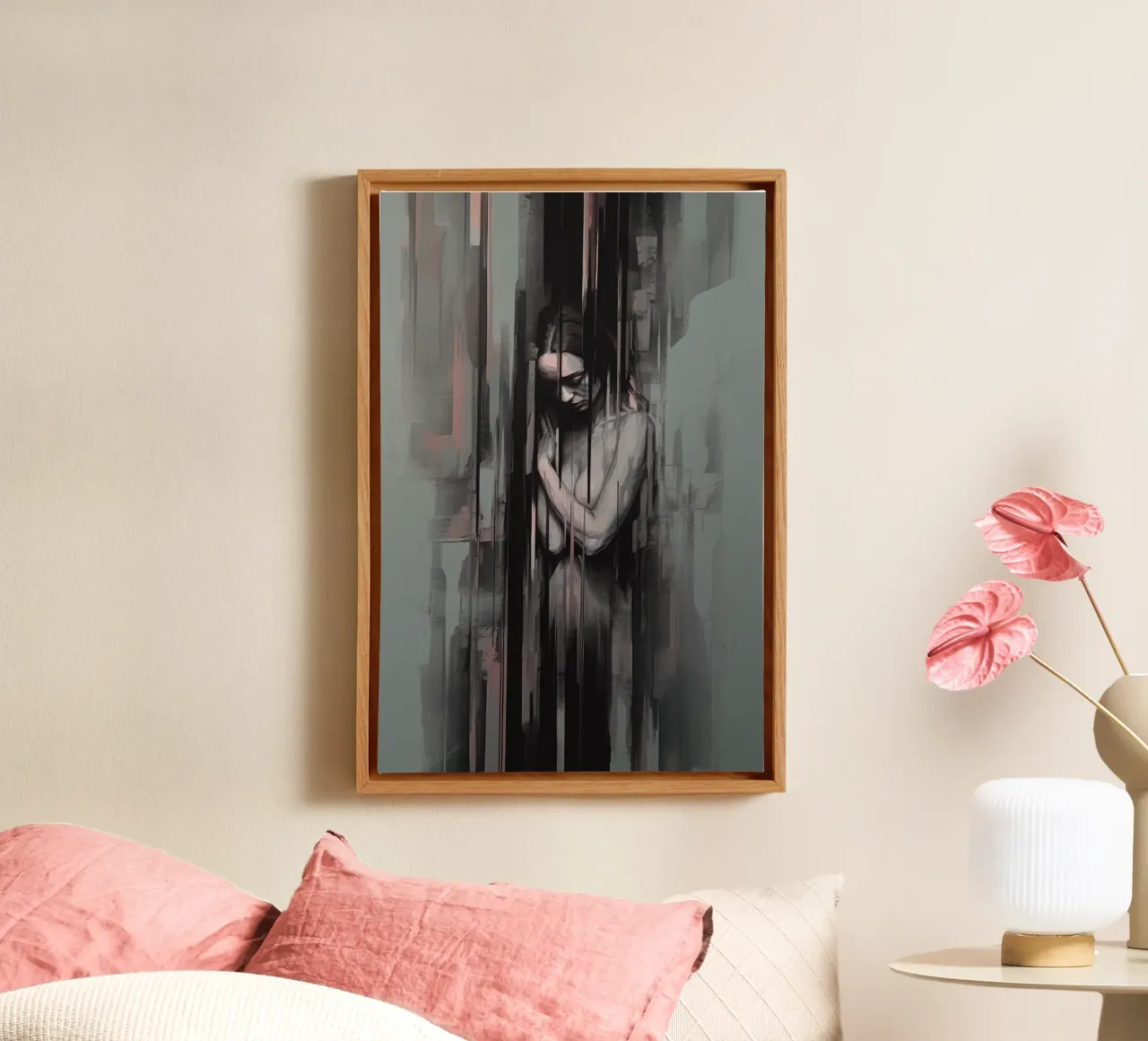 Wall-art by Imagine canvas with Floater frame by Imagine