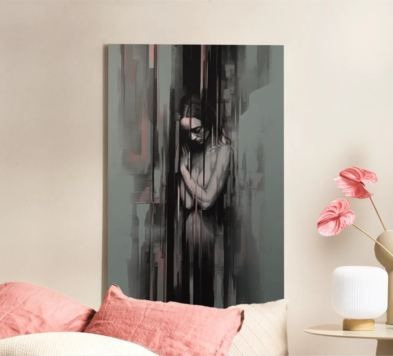 Wall-art by Imagine canvas with Floater frame by Imagine
