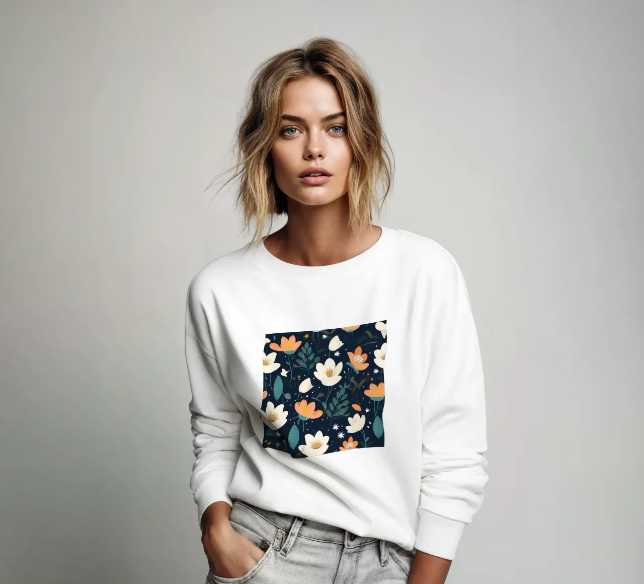 Whispers in Bloom Sweatshirt von George Griefy