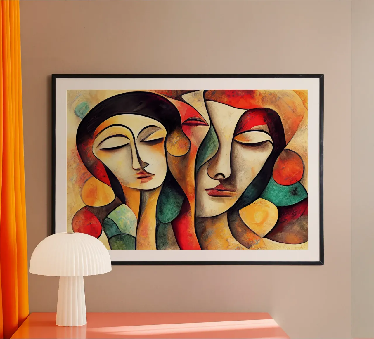 Arte da parete di Imagine poster con telaio in plastica da Imagine