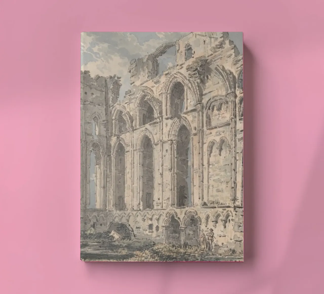 Ruïnes van middeleeuwse abdijen: Historisch architectonisch landschap notitieboek van ClubArt