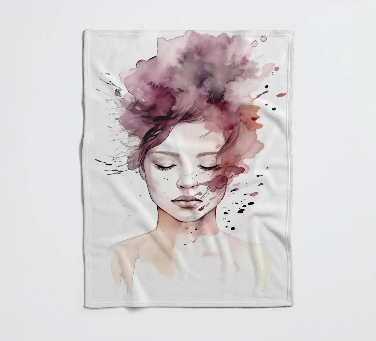 Wall-art by Imagine fleece blanket by Imagine