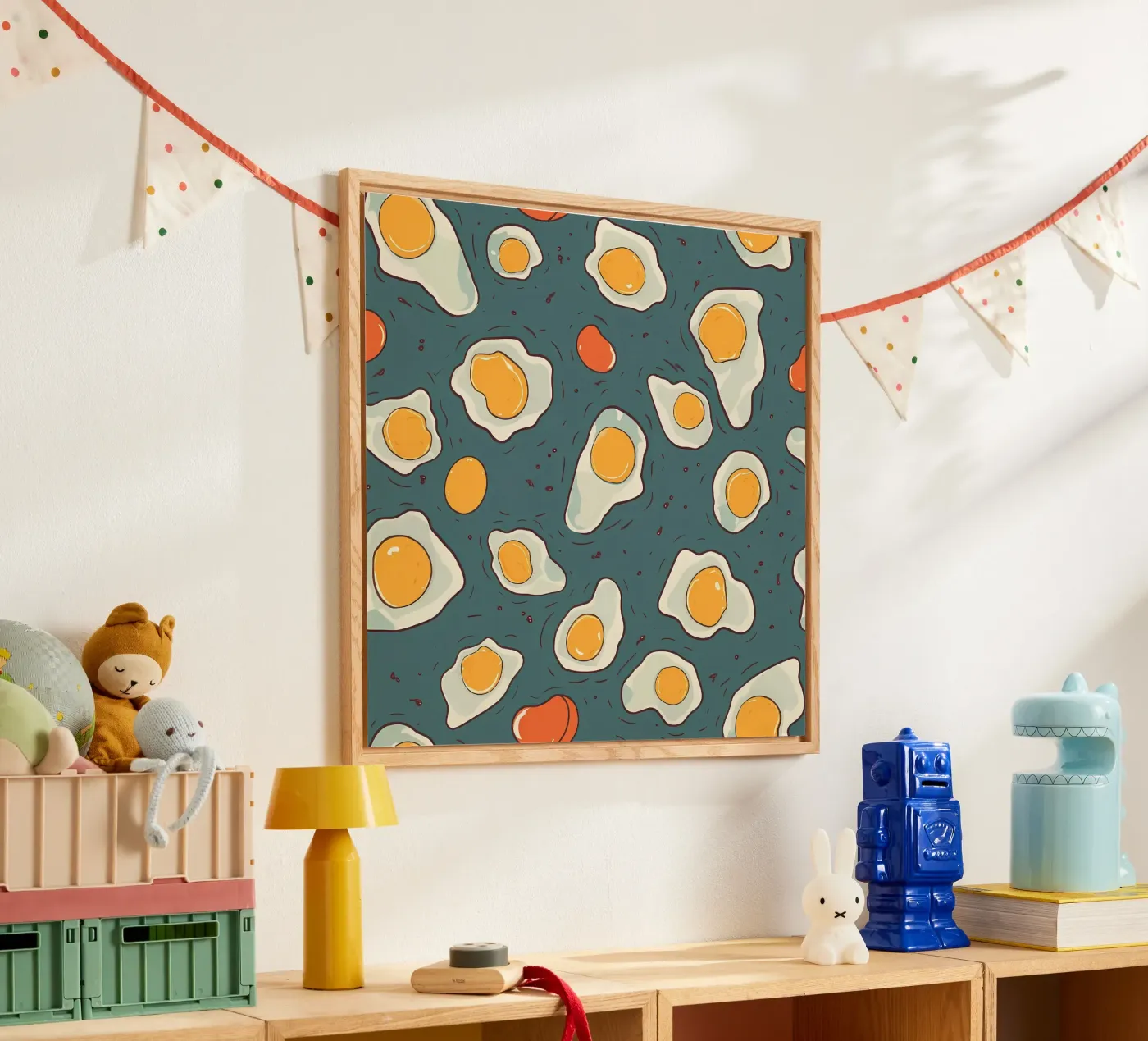 Eggs For Days acryl van George Griefy