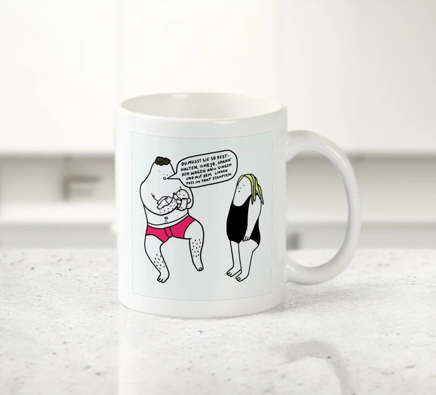Hejo ceramic mug by Herzette