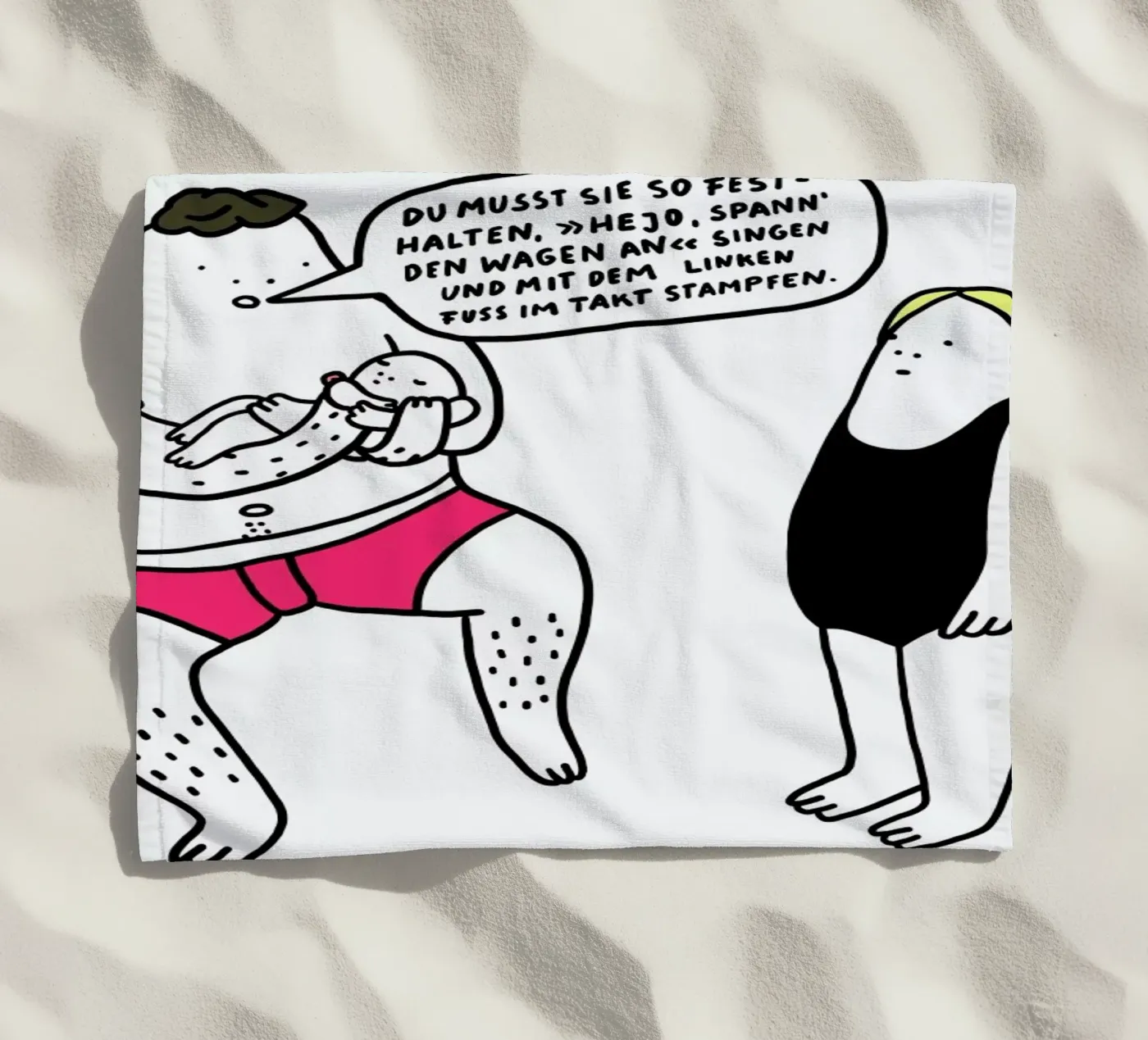 Hejo serviette de plage de Herzette