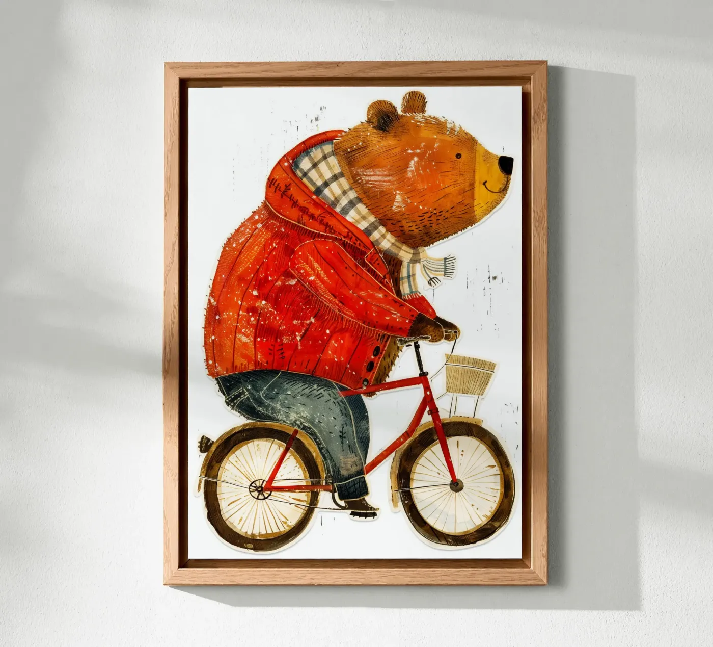 Biker bear forex plate by Justyna Jaszke JBJart