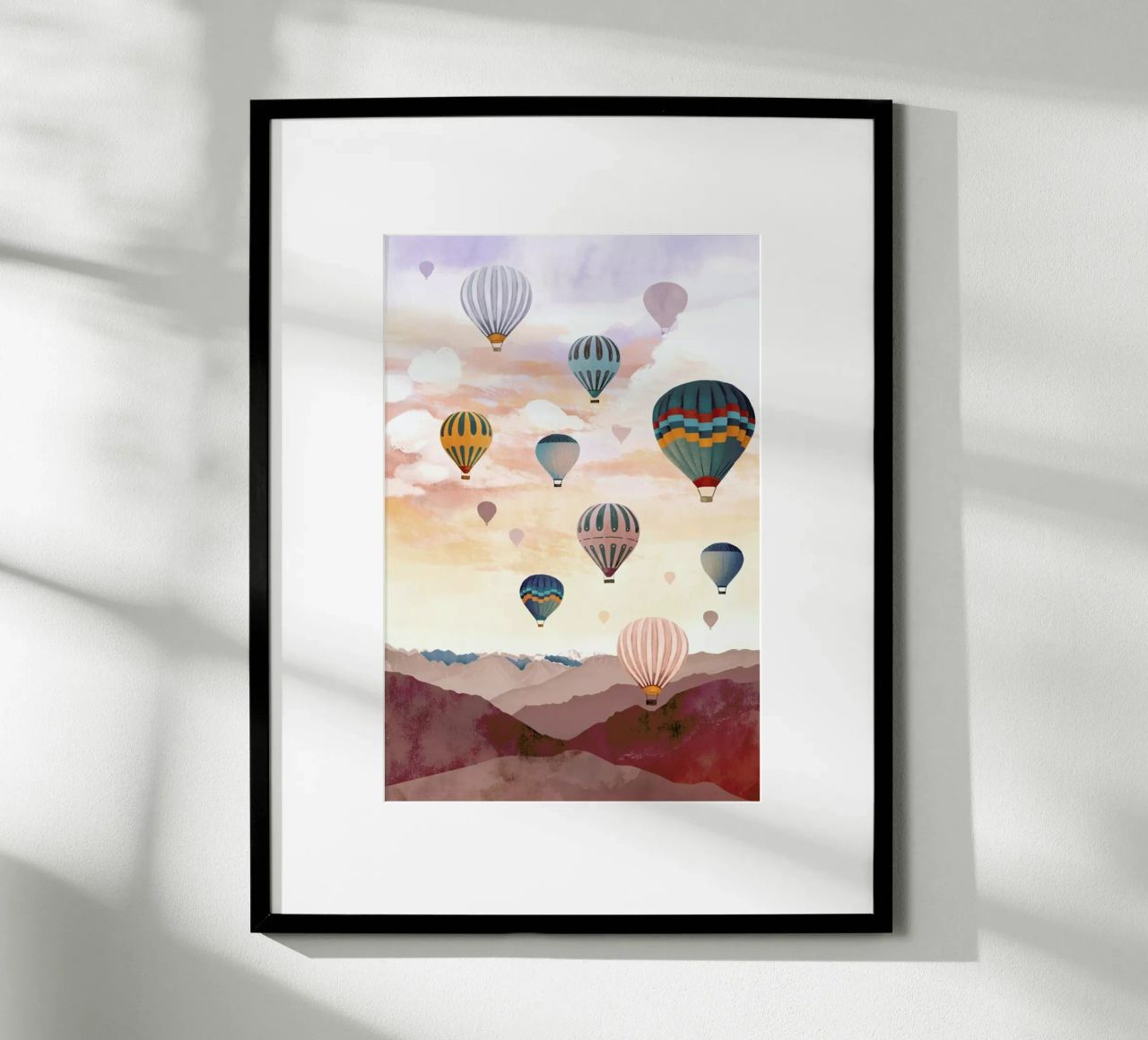 Airballoon Sky Poster von Goed Blauw