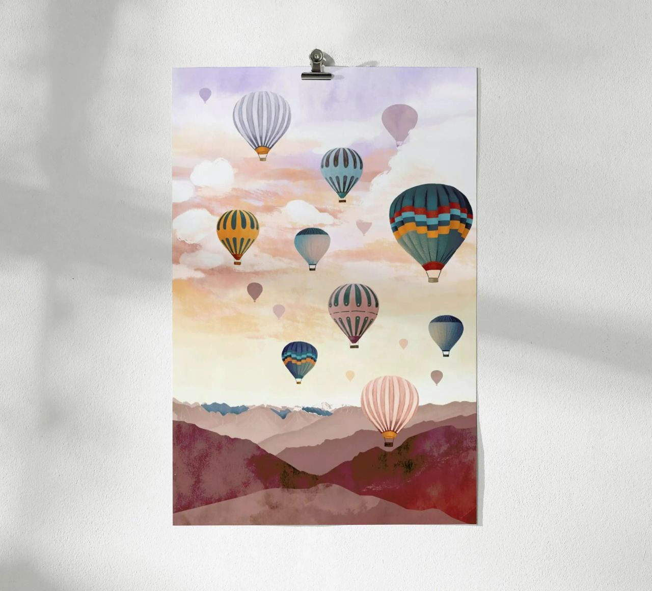 Airballoon Sky Poster von Goed Blauw
