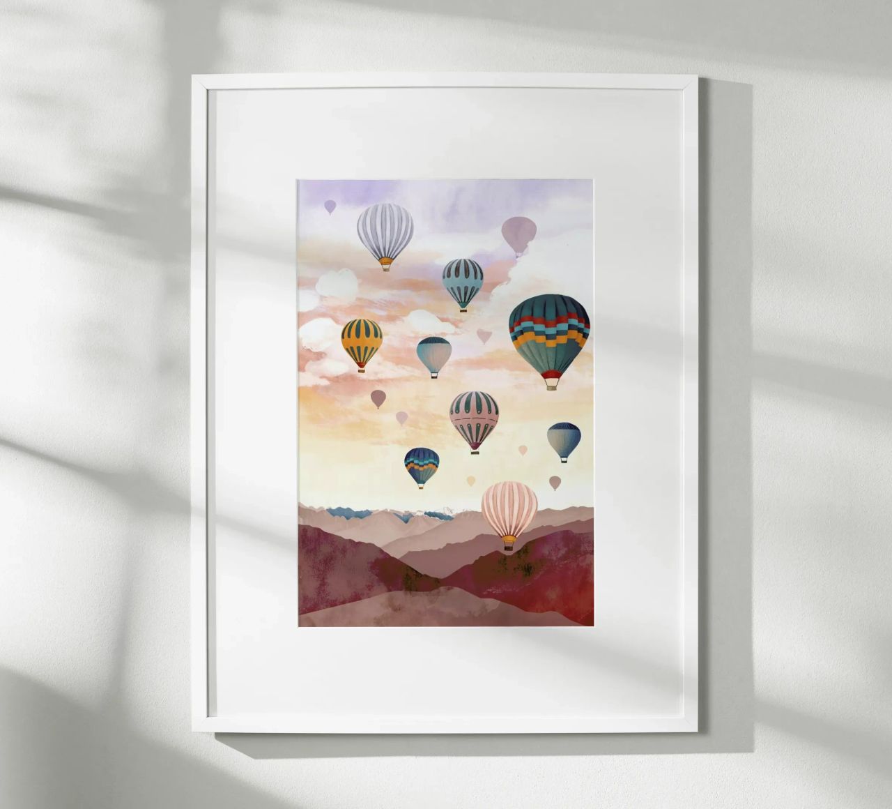 Airballoon Sky Poster von Goed Blauw
