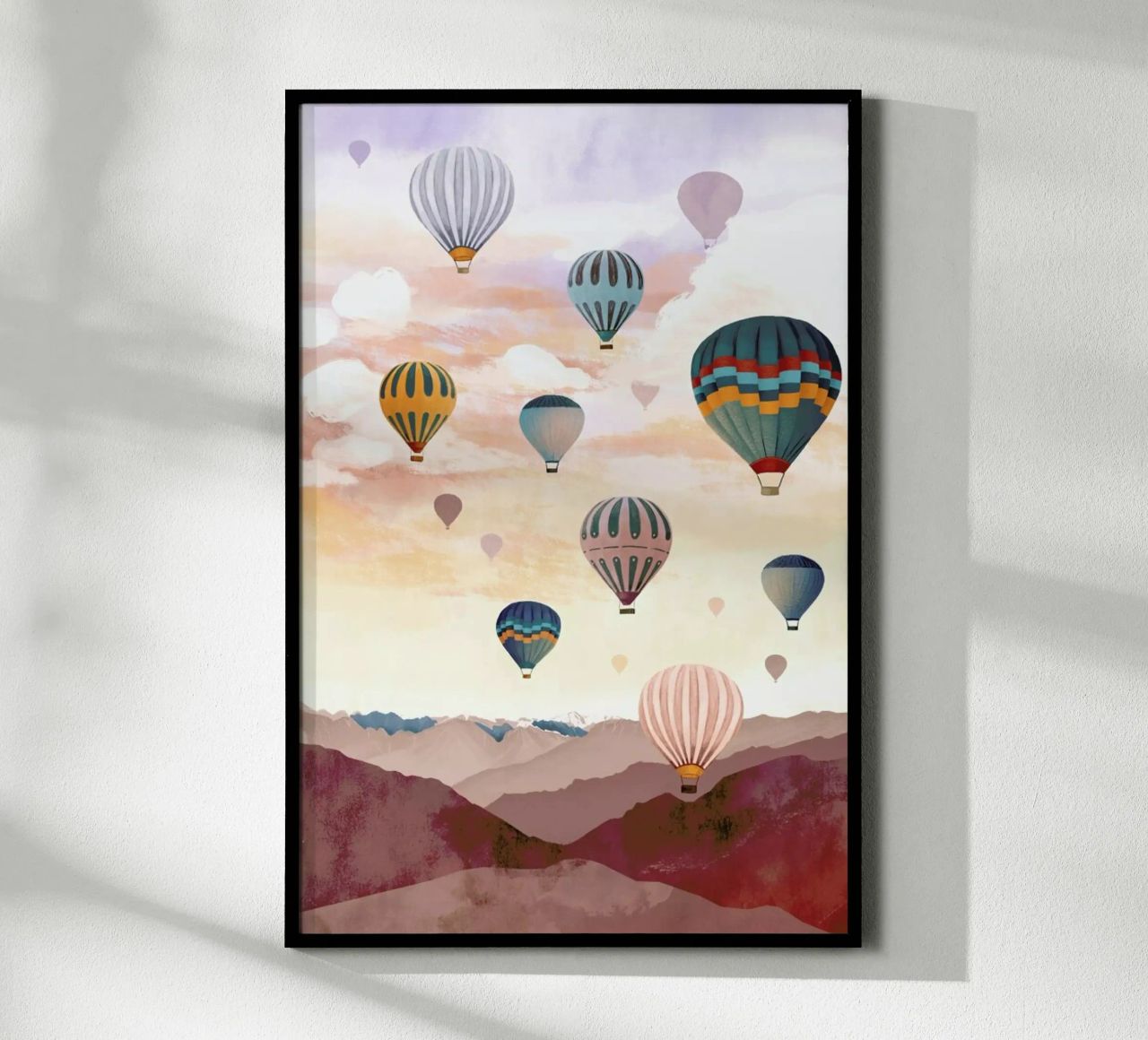 Airballoon Sky Poster von Goed Blauw
