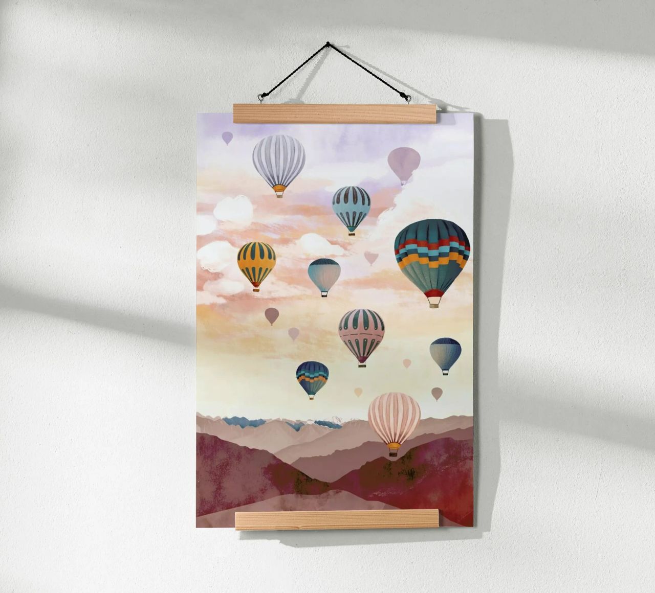 Airballoon Sky Poster von Goed Blauw