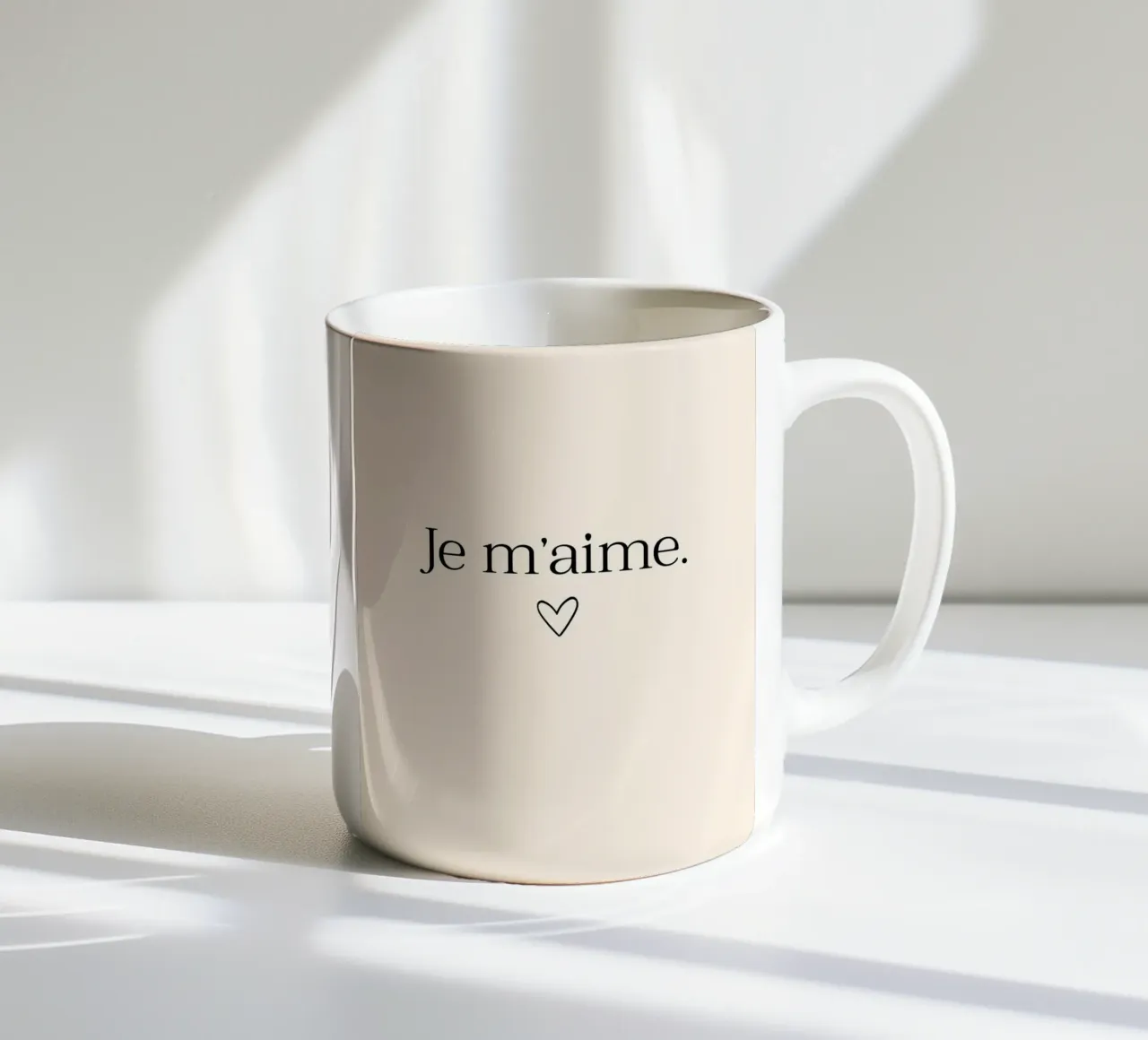 Je m'aime tazza in ceramica da designsbysophia