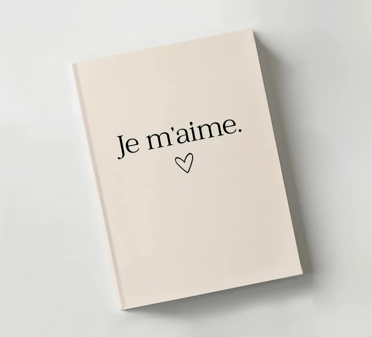 Je m'aime notebook by designsbysophia