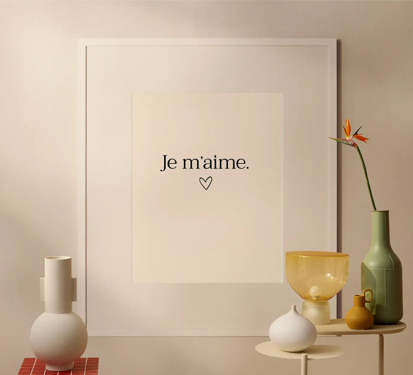 Je m'aime poster da designsbysophia