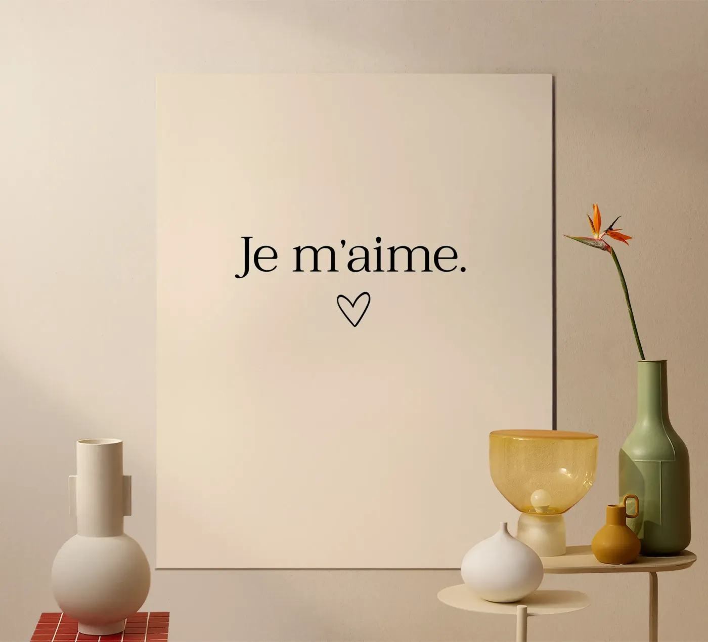 Je m'aime poster da designsbysophia