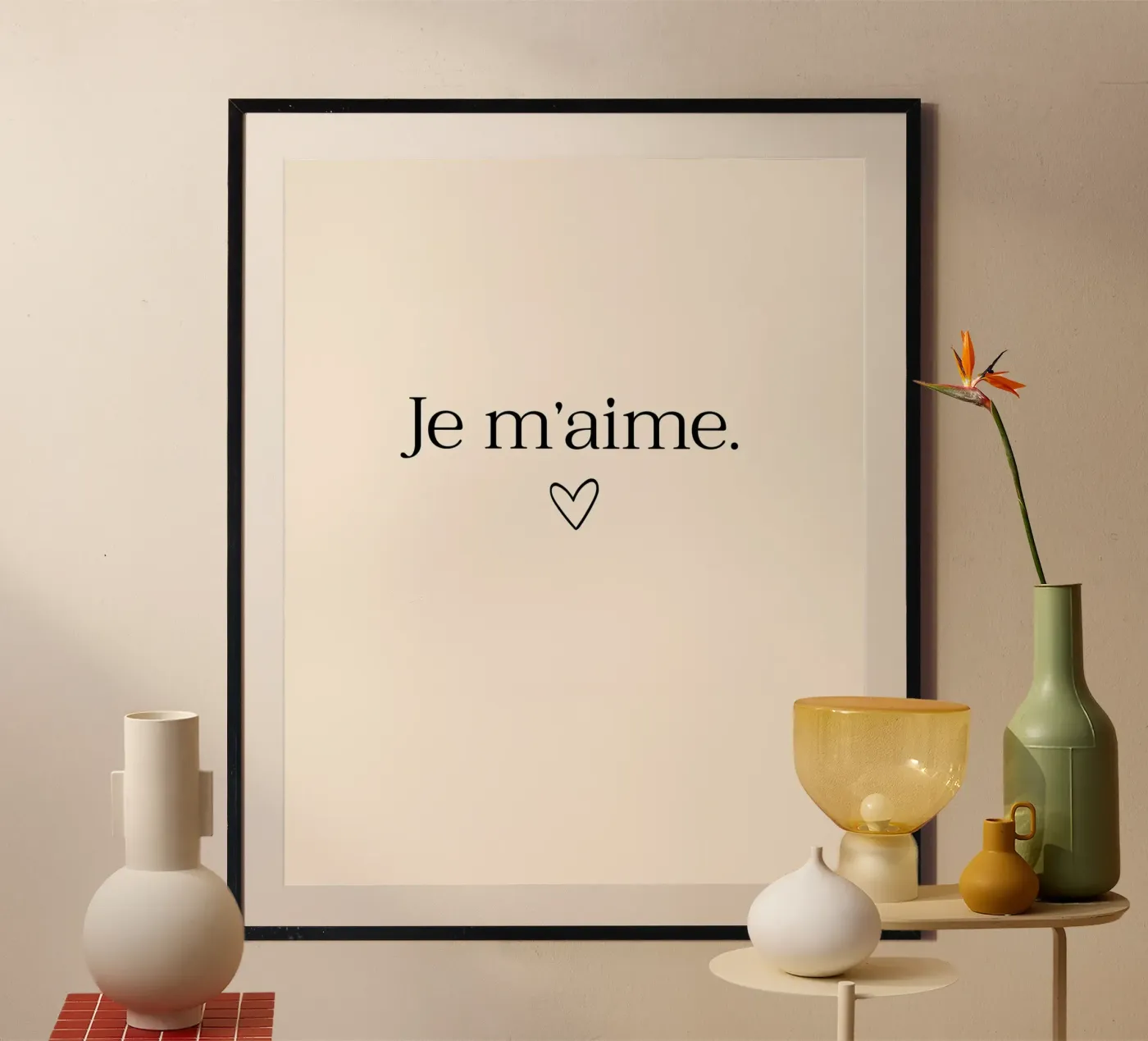Je m'aime poster da designsbysophia