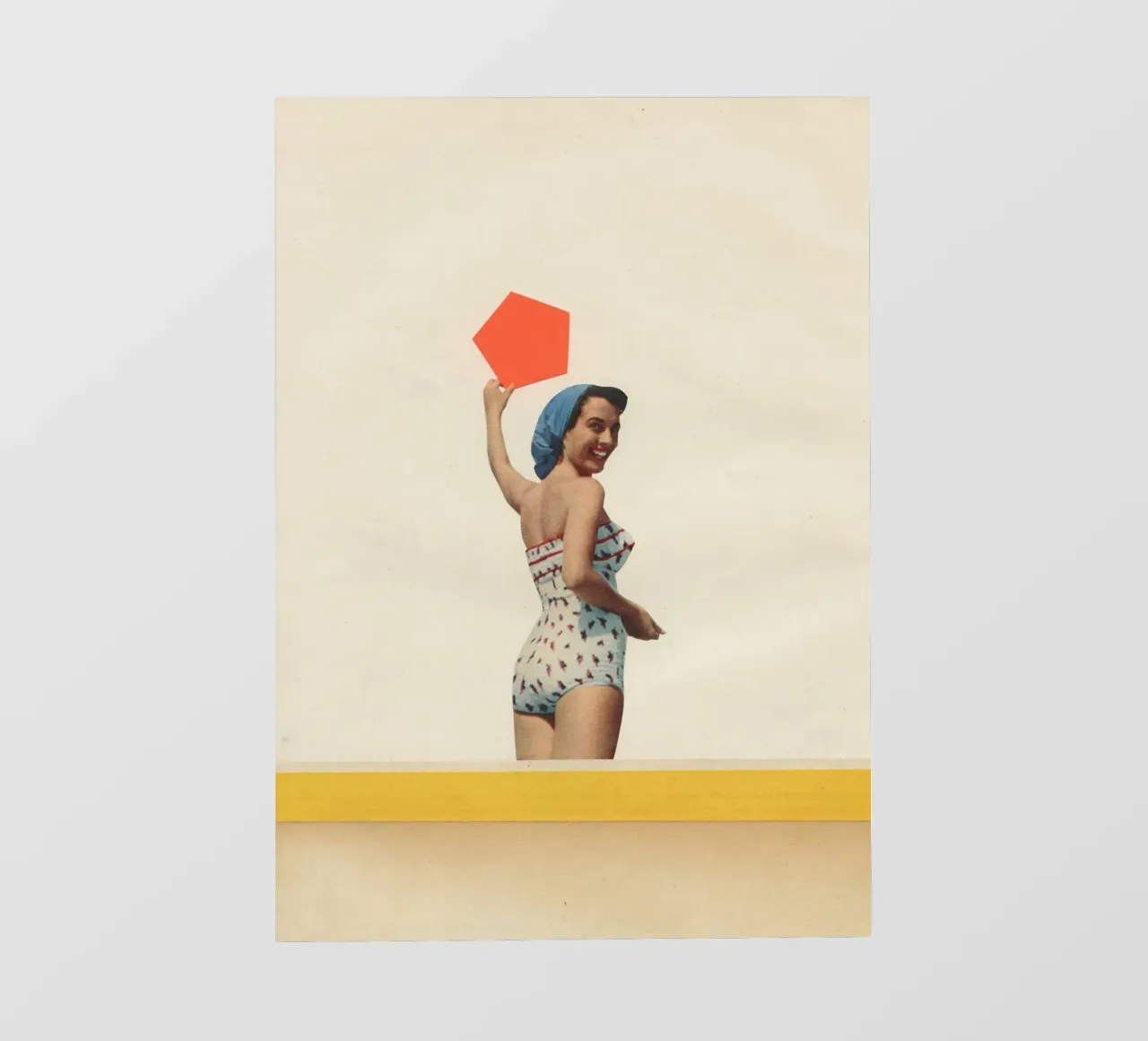 Catturare il sole II telo in pvc da Cassia Beck Collage