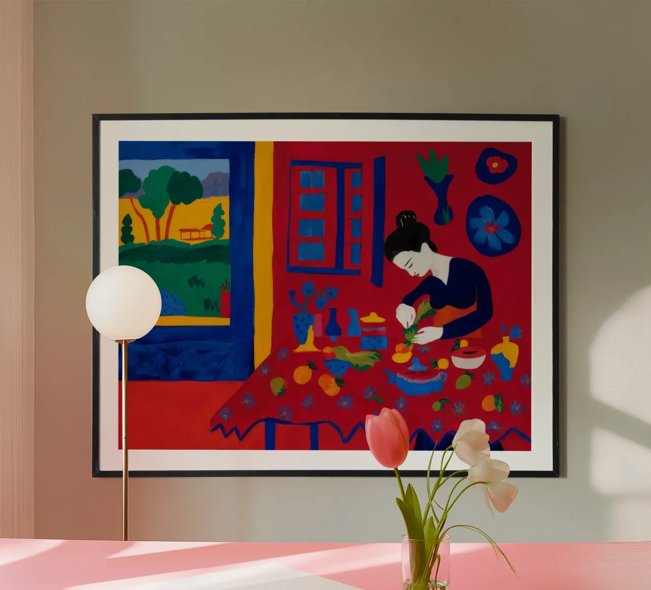 Fragmentierte Innenräume vermischen sich Poster von Dawn Light
