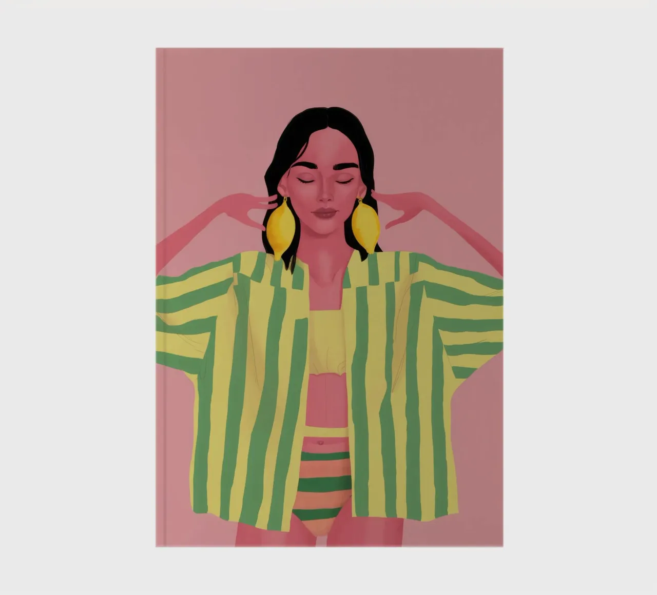 Floor Reading Repose notebook by Haven Fantasy